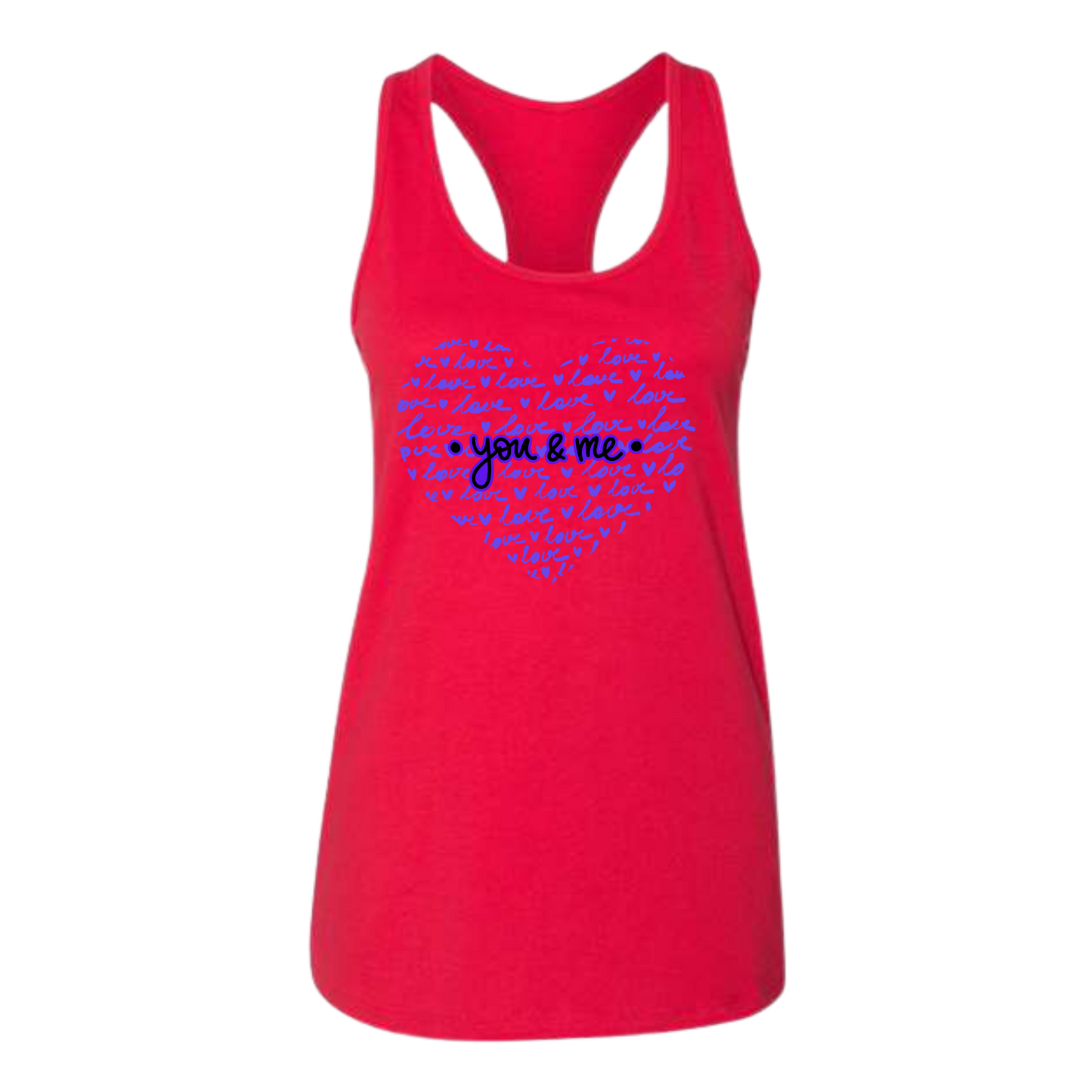 You & Me - Bella+Canvas - Women's Jersey Racerback Tank