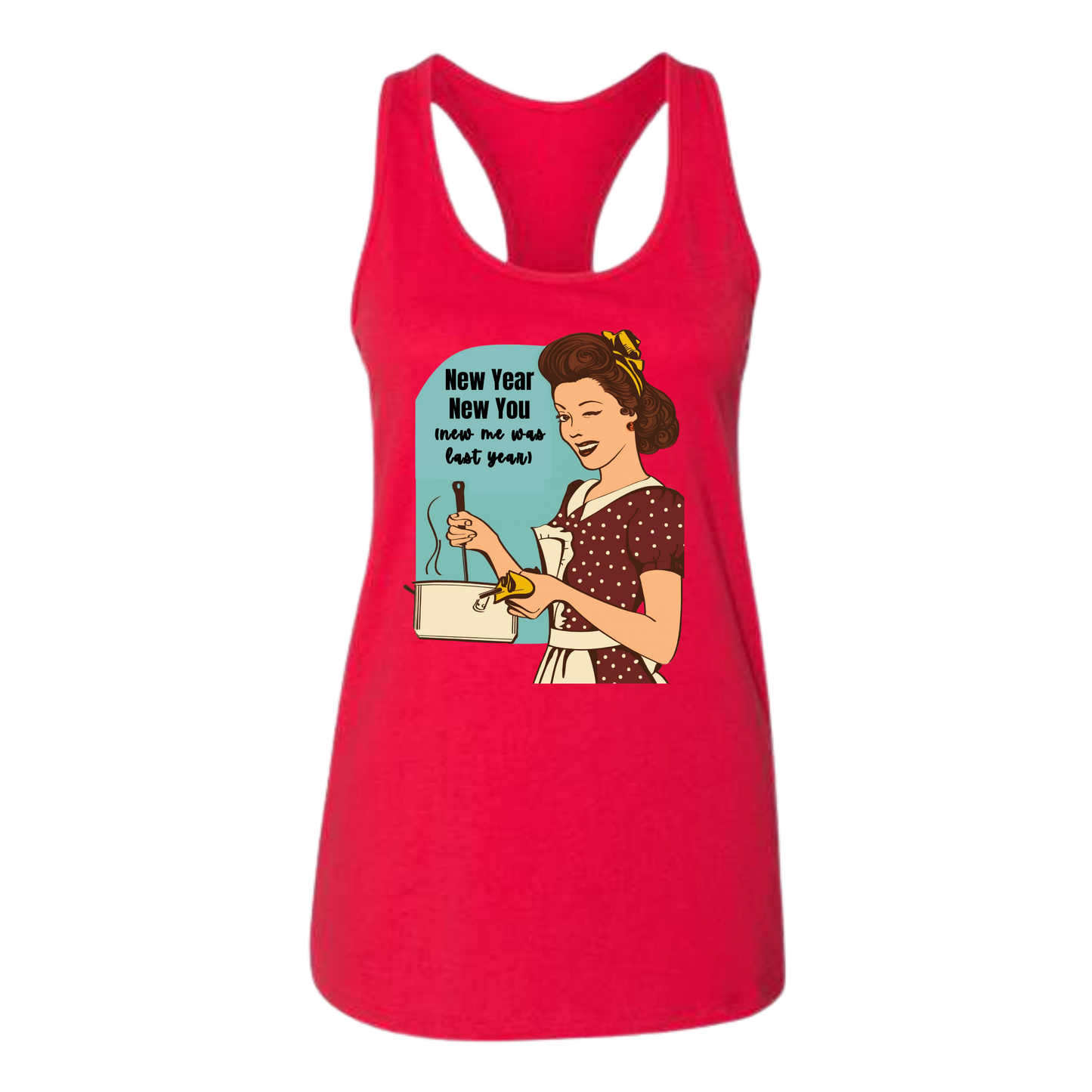 New Year New You - Bella+Canvas - Women's Jersey Racerback Tank