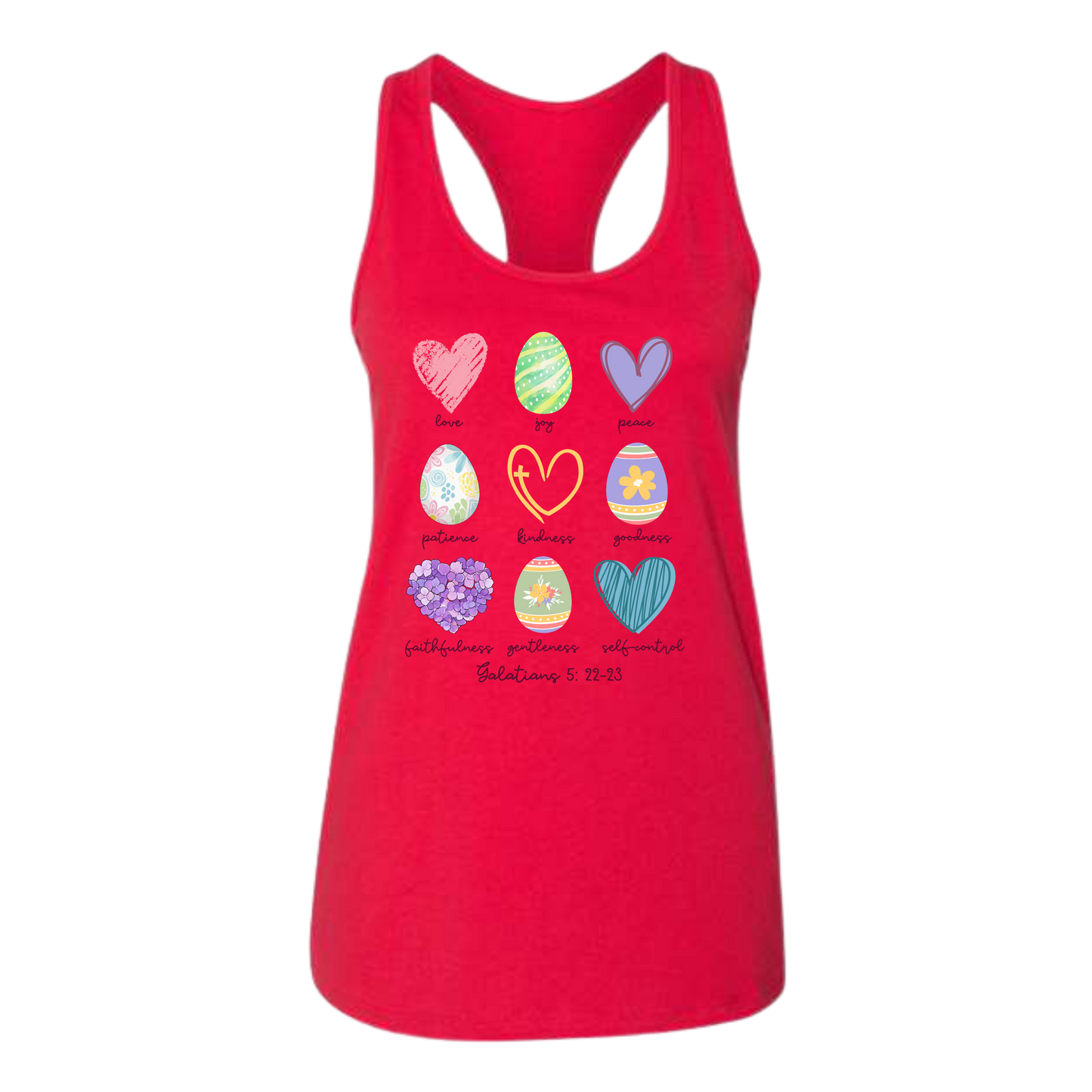 Galatians 5 - Easter - Bella+Canvas - Women's Jersey Racerback Tank