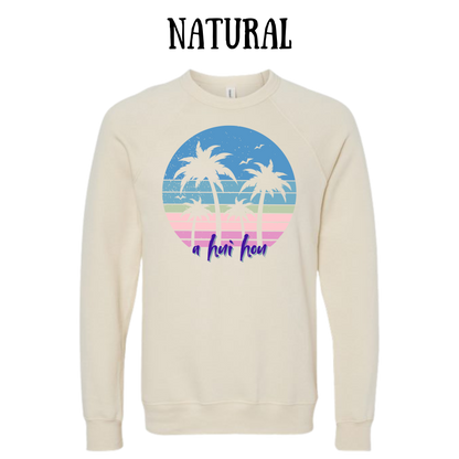 VP - A Hui Hou  - Sponge Fleece Raglan Sweatshirt - Greens, Neutrals