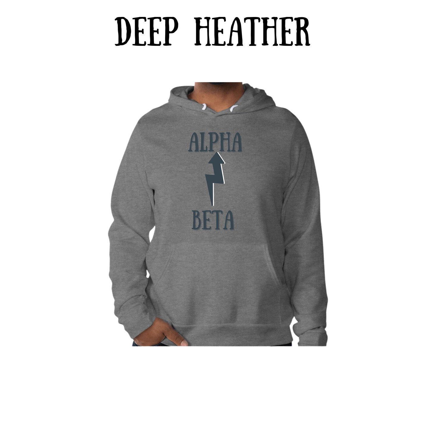 Beta to Alpha - Sponge Fleece Hoodie - Greens, Neutrals