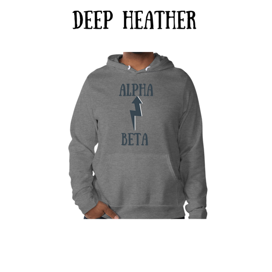 Beta to Alpha - Sponge Fleece Hoodie - Greens, Neutrals