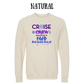 VP - Cruise Crew FAFO - Sponge Fleece Raglan Sweatshirt - Greens, Neutrals