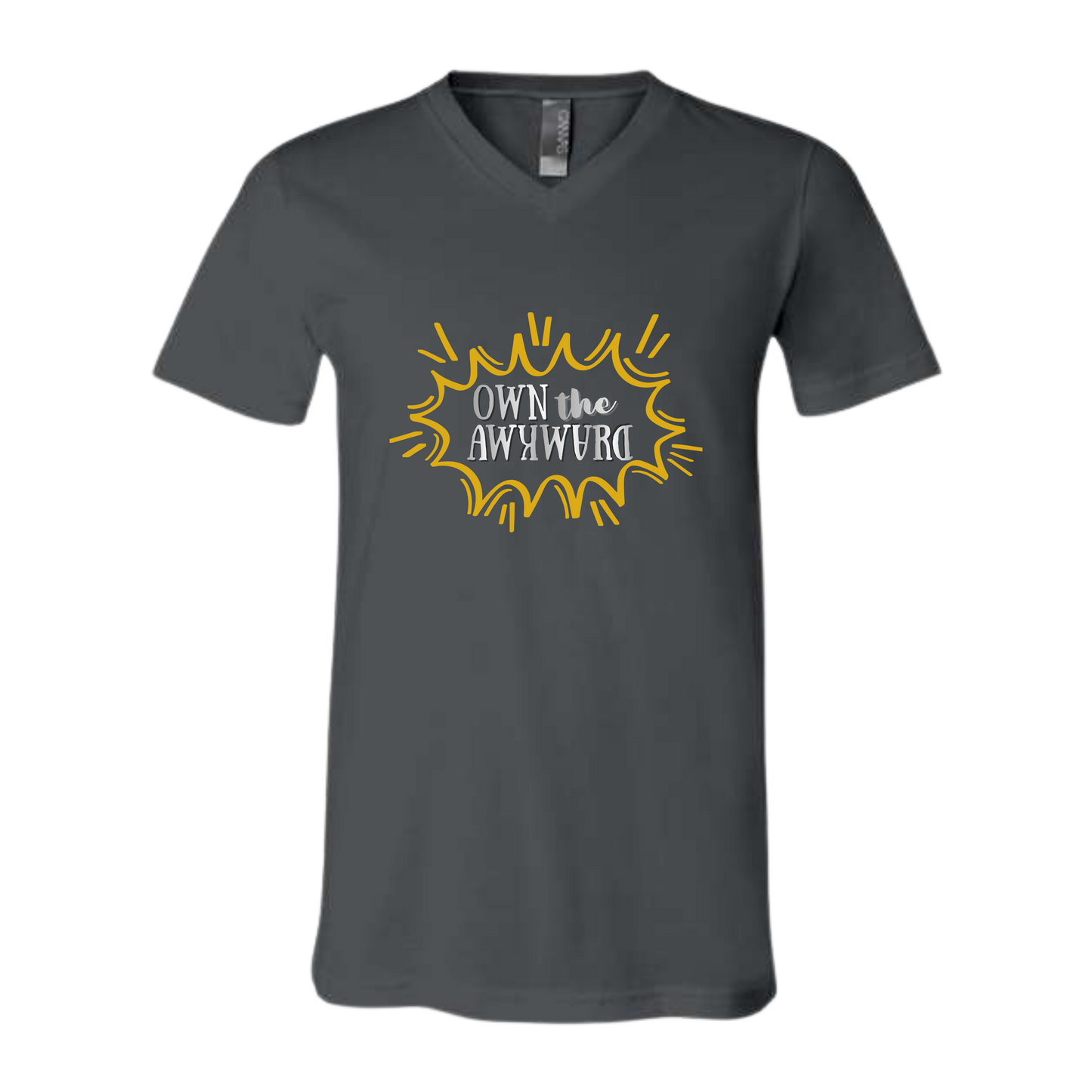 Own the Awkward - Bella+Canvas - Unisex V-Neck - Neutral Colors