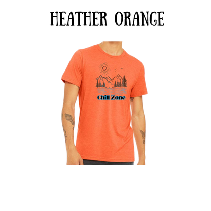 CP - Chill Zone - Unisex Tee - Yellows, Oranges, Reds