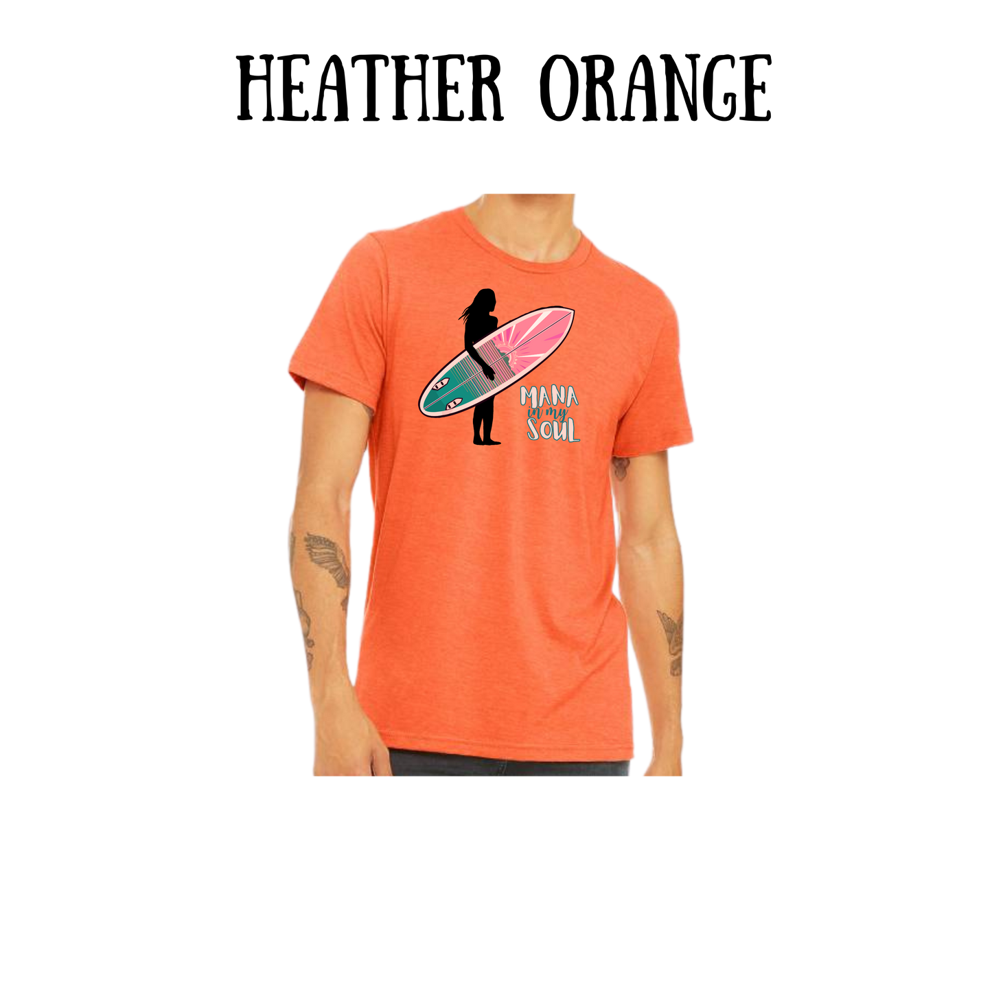 VP - Mana in My Soul - Unisex Tee - Yellows, Oranges, Reds