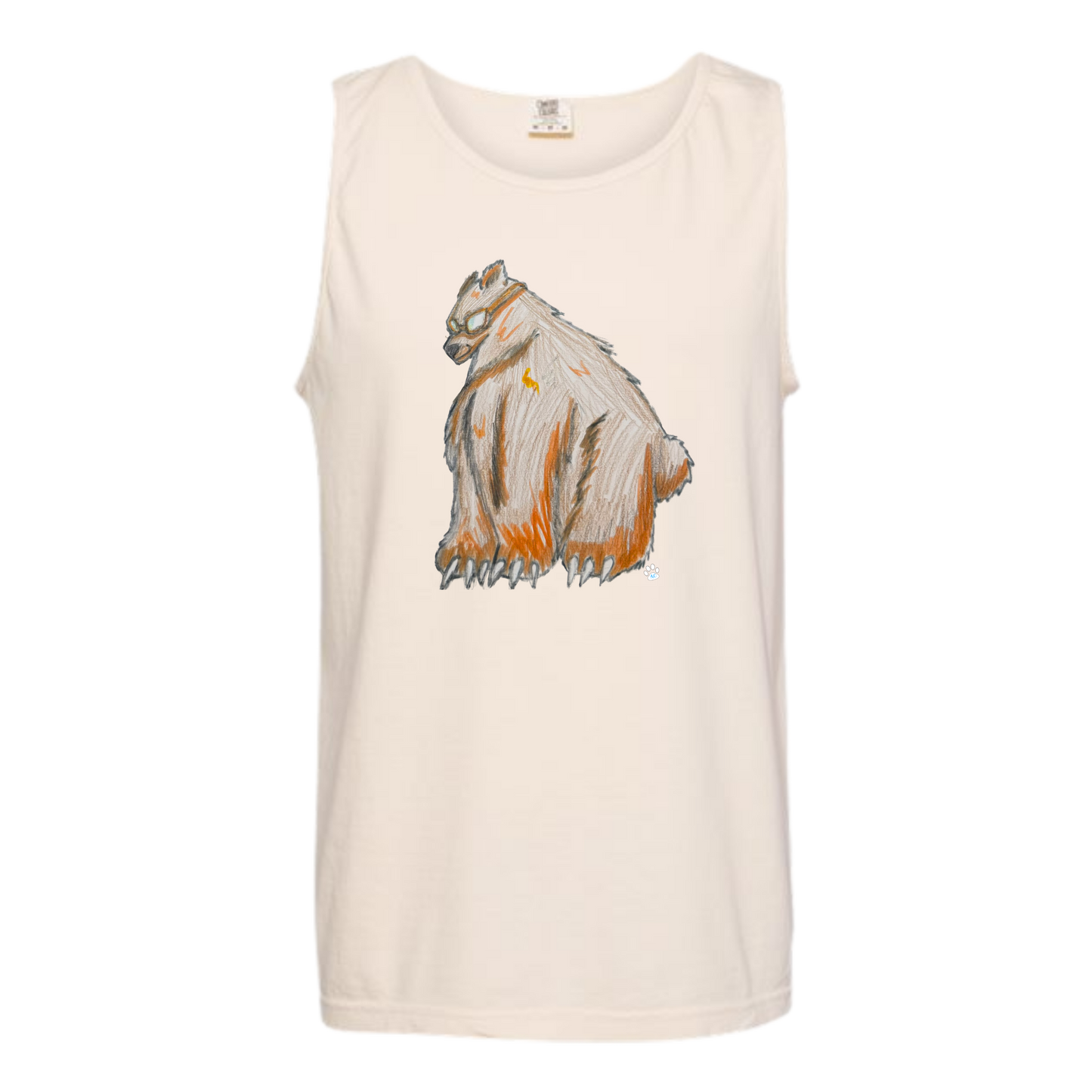 Muscle Bear - Comfort Colors - Unisex Tank - Neutral Colors & Blues