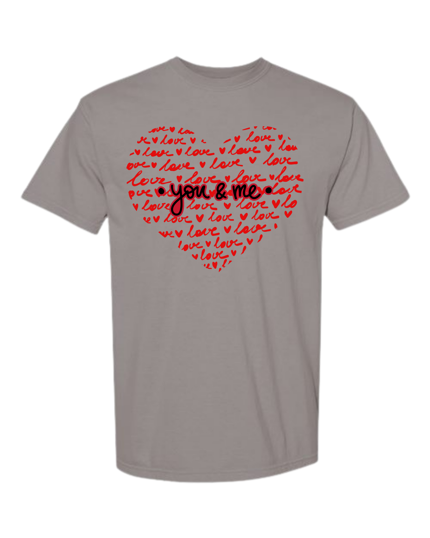 You & Me - Comfort Colors - Heavyweight Unisex Tee - Neutral Colors
