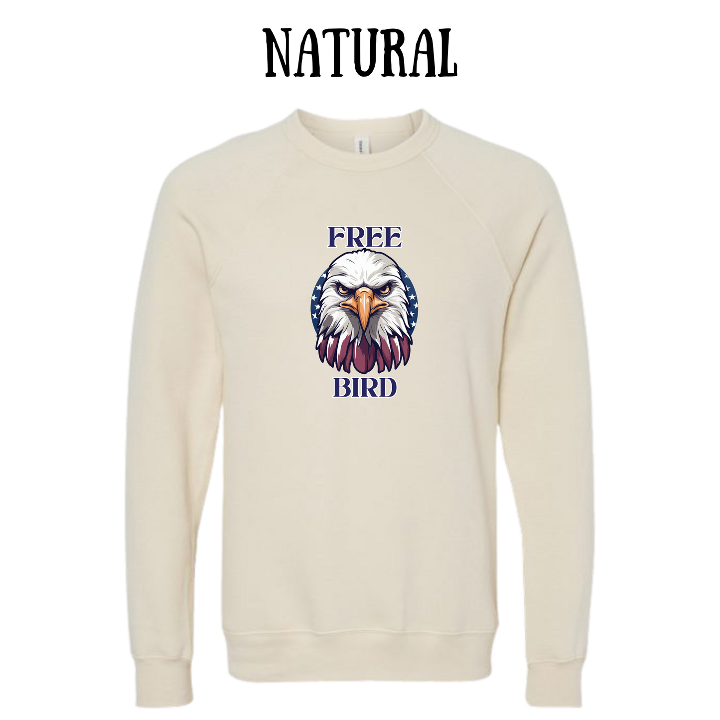 PP - Free Bird - Sponge Fleece Raglan Sweatshirt - Greens, Neutrals