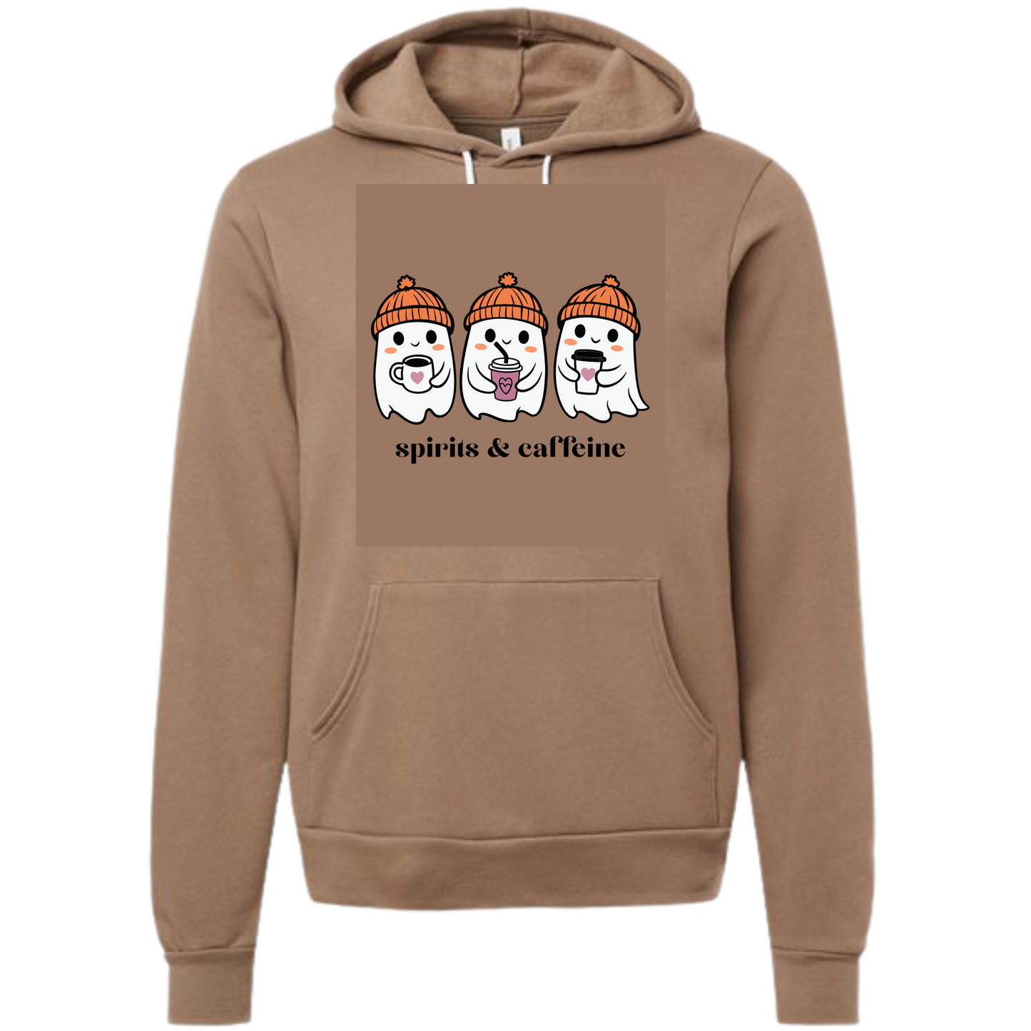HP - Spirits & Caffeine - Sponge Fleece Hoodie - Greens, Neutrals