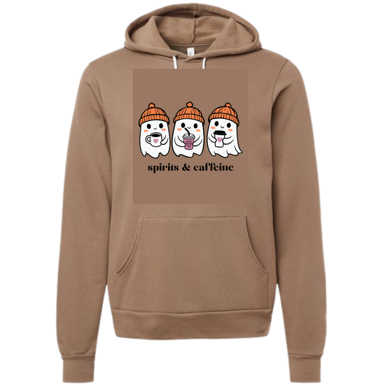 HP - Spirits & Caffeine - Sponge Fleece Hoodie - Greens, Neutrals
