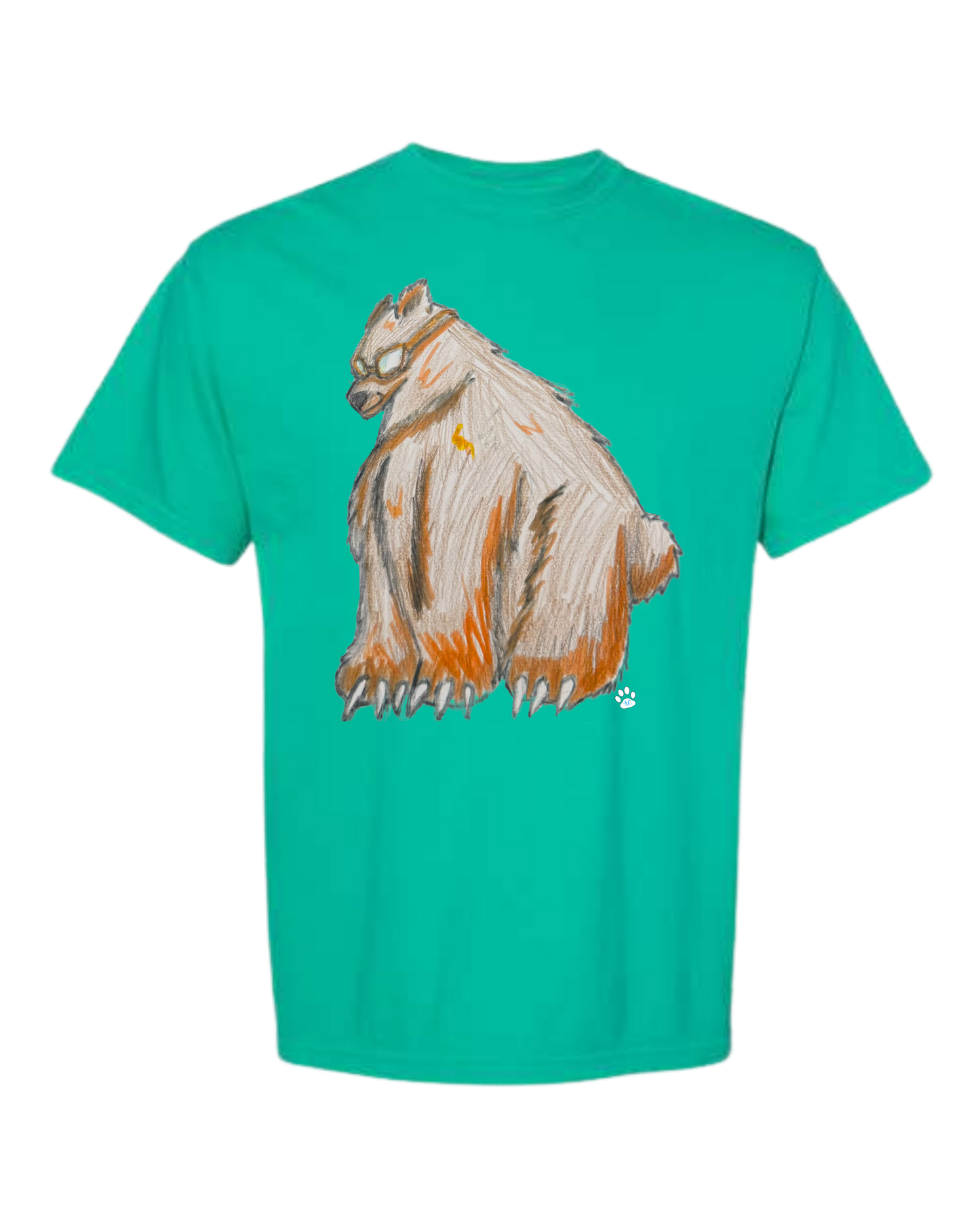 Muscle Bear - Comfort Colors - Heavyweight Unisex Tee - Greens