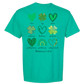 Galatians 5 - St Patrick's Day - Comfort Colors - Heavyweight Unisex Tee - Greens
