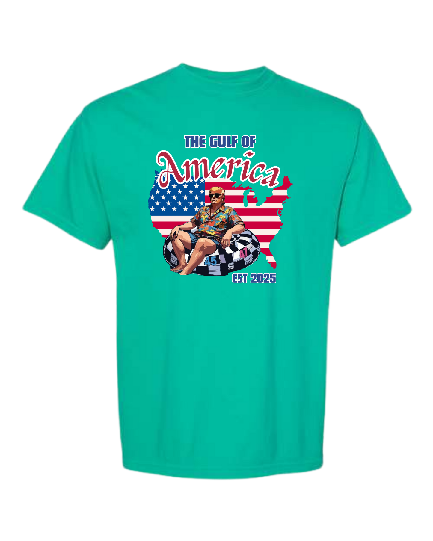 The Gulf of America - Comfort Colors - Heavyweight Unisex Tee - Greens