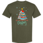 All Booked For Christmas - Comfort Colors - Heavyweight Unisex Tee - Greens