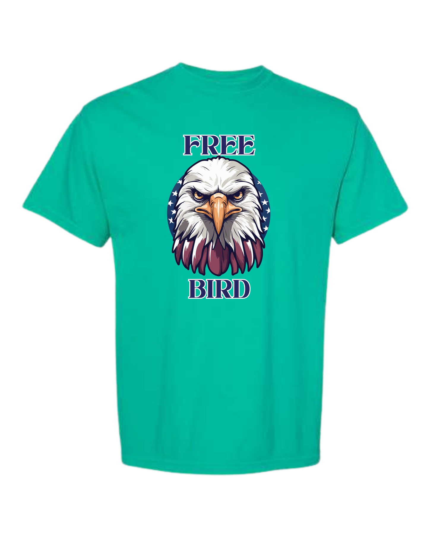 Free Bird - Comfort Colors - Heavyweight Unisex Tee - Greens