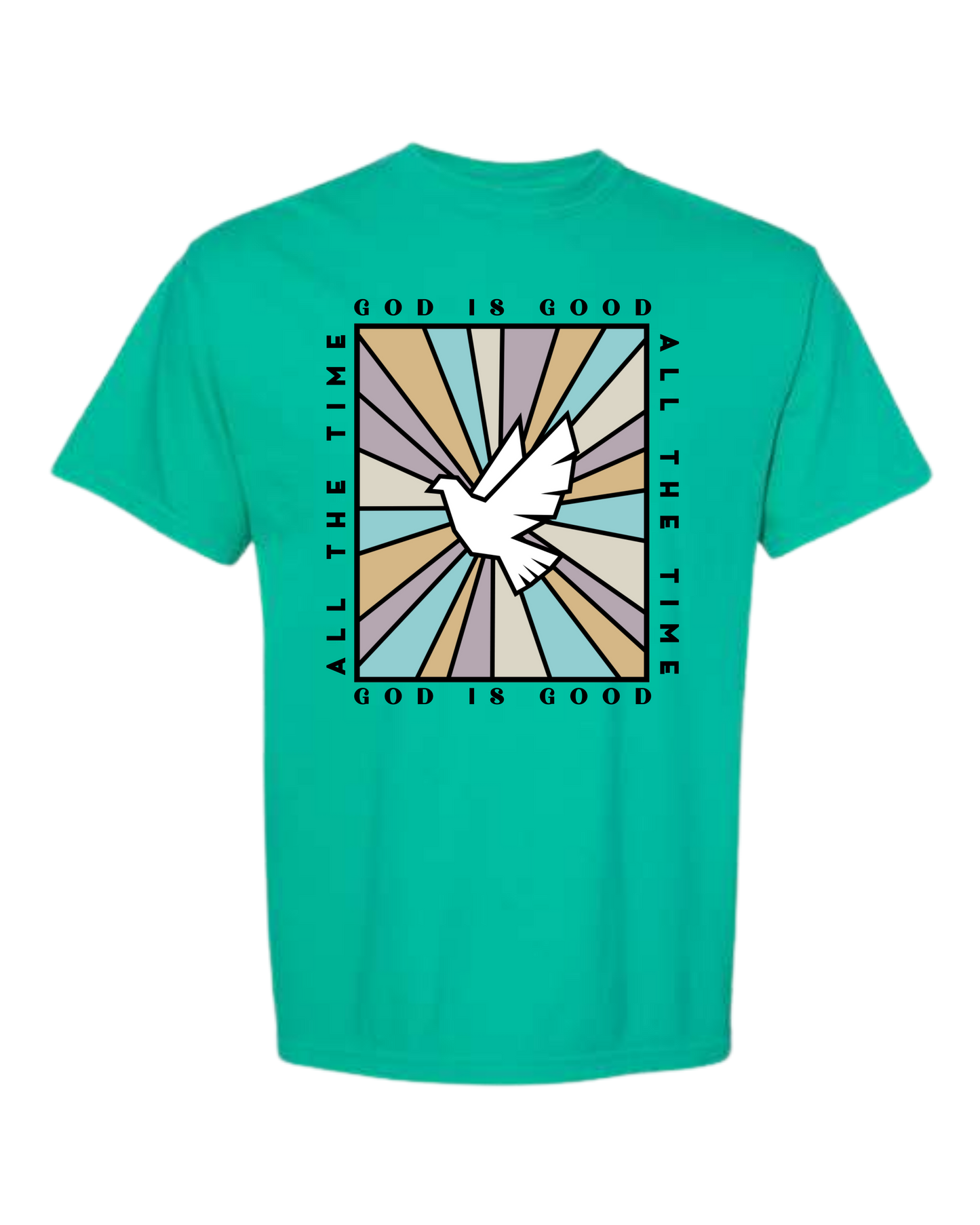 God Is Good - Comfort Colors - Heavyweight Unisex Tee - Greens