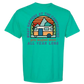 What Happens At The Campground - Comfort Colors - Heavyweight Unisex Tee - Greens