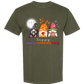 Happy HalloThanksMas Gnomes - Comfort Colors - Heavyweight Unisex Tee - Greens