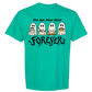 Sourdough Ghosties - Comfort Colors - Heavyweight Unisex Tee - Greens