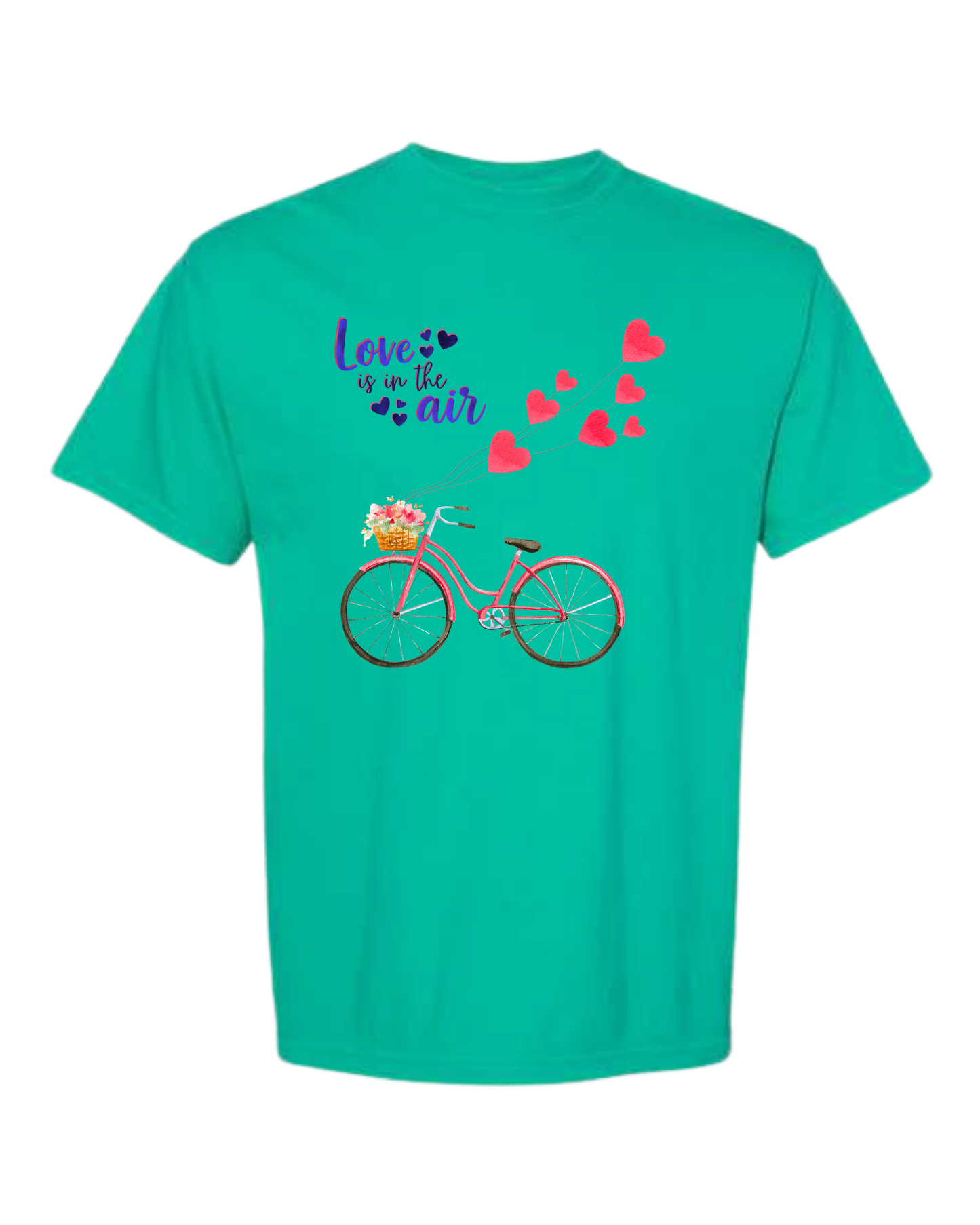 Love is in The Air - Comfort Colors - Heavyweight Unisex Tee - Greens
