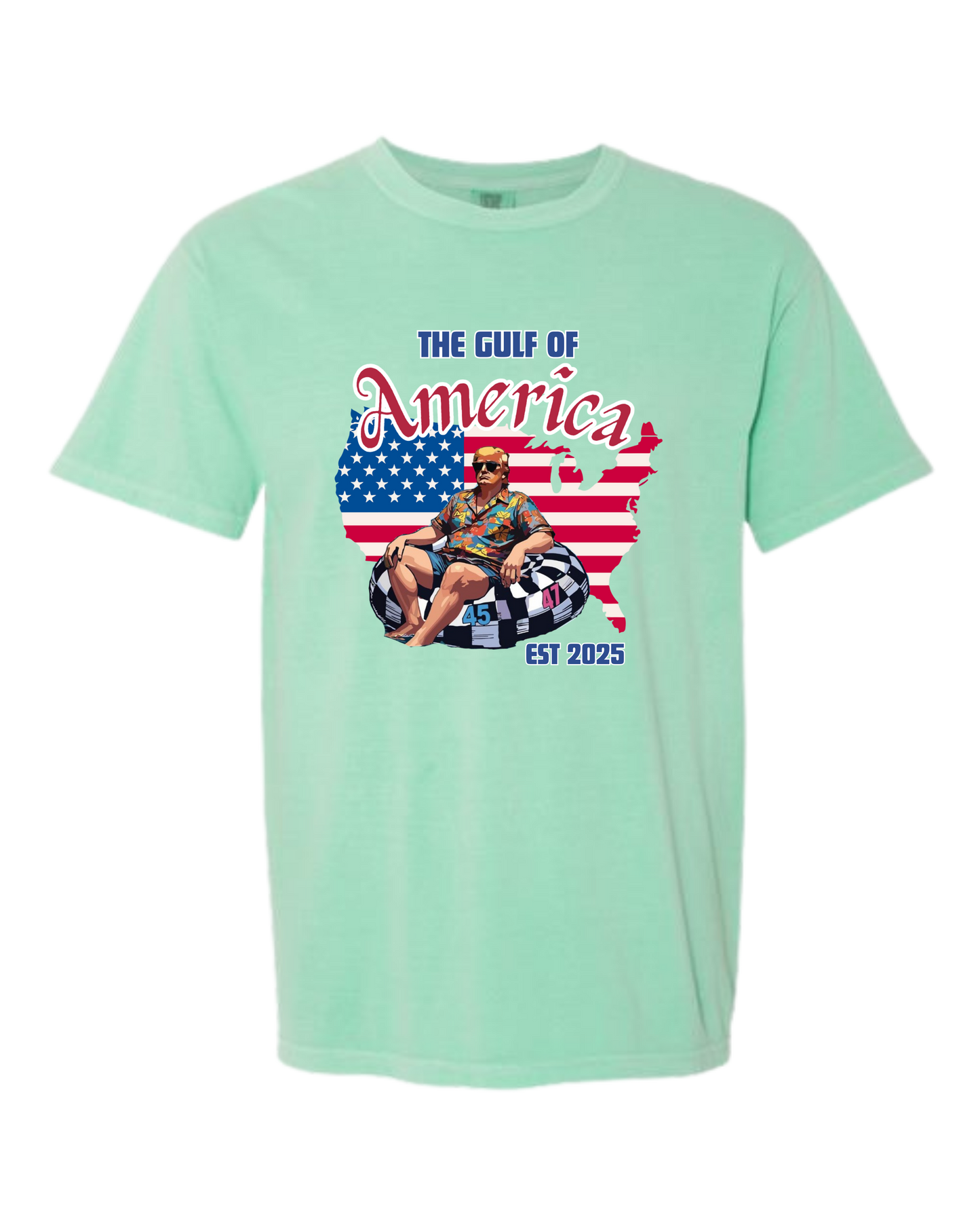 The Gulf of America - Comfort Colors - Heavyweight Unisex Tee - Greens