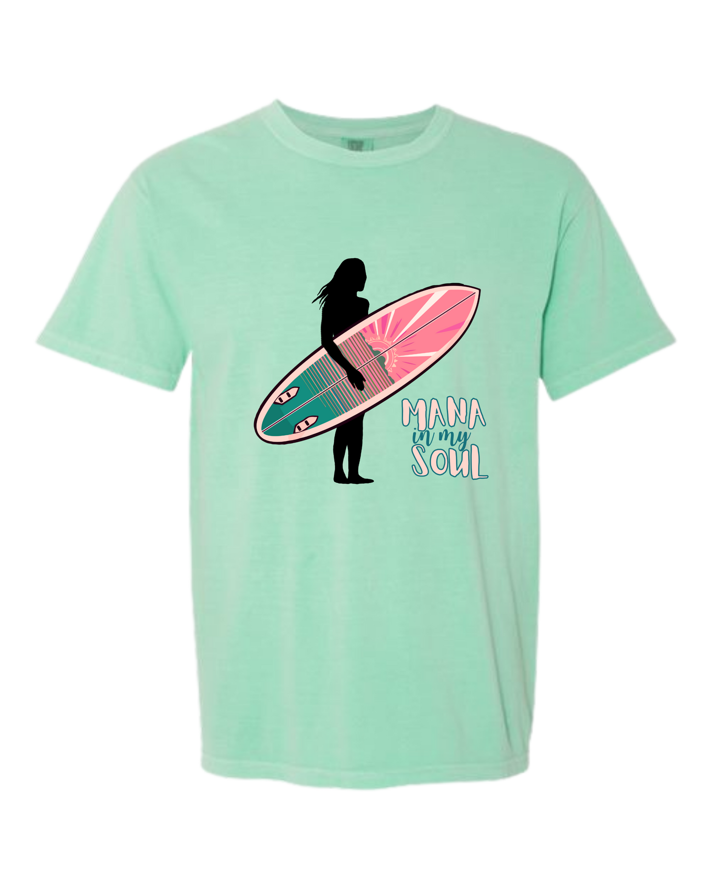 Mana in My Soul - Comfort Colors - Heavyweight Unisex Tee - Greens