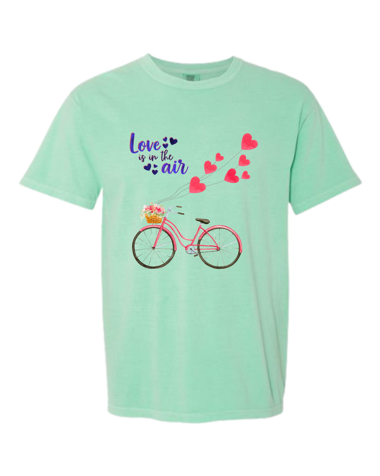 Love is in The Air - Comfort Colors - Heavyweight Unisex Tee - Greens