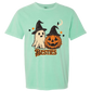Halloween Besties - Comfort Colors - Heavyweight Unisex Tee - Greens
