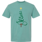 Jesus Tree - Comfort Colors - Heavyweight Unisex Tee - Greens