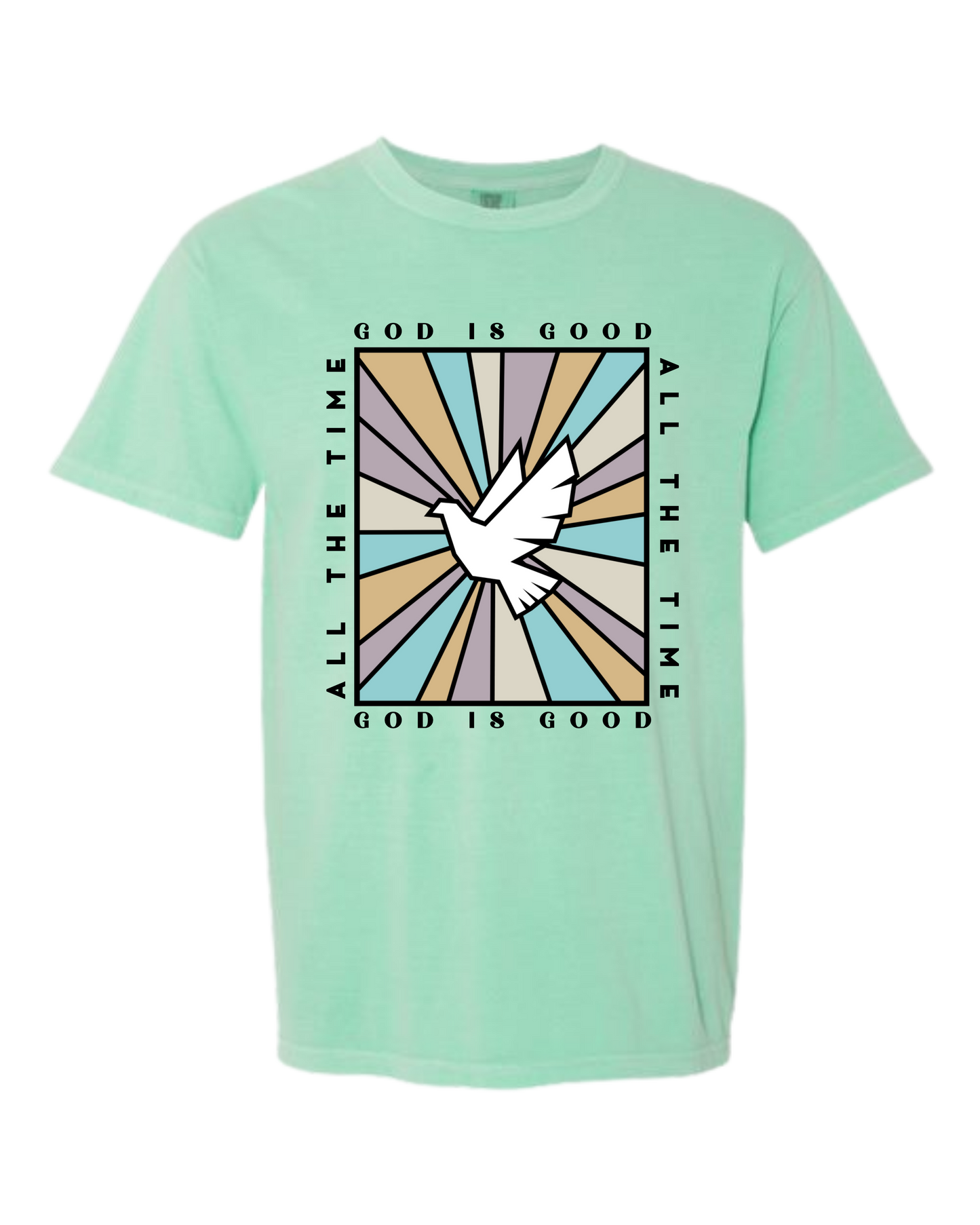 God Is Good - Comfort Colors - Heavyweight Unisex Tee - Greens