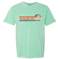 On Island Time - Comfort Colors - Heavyweight Unisex Tee - Greens