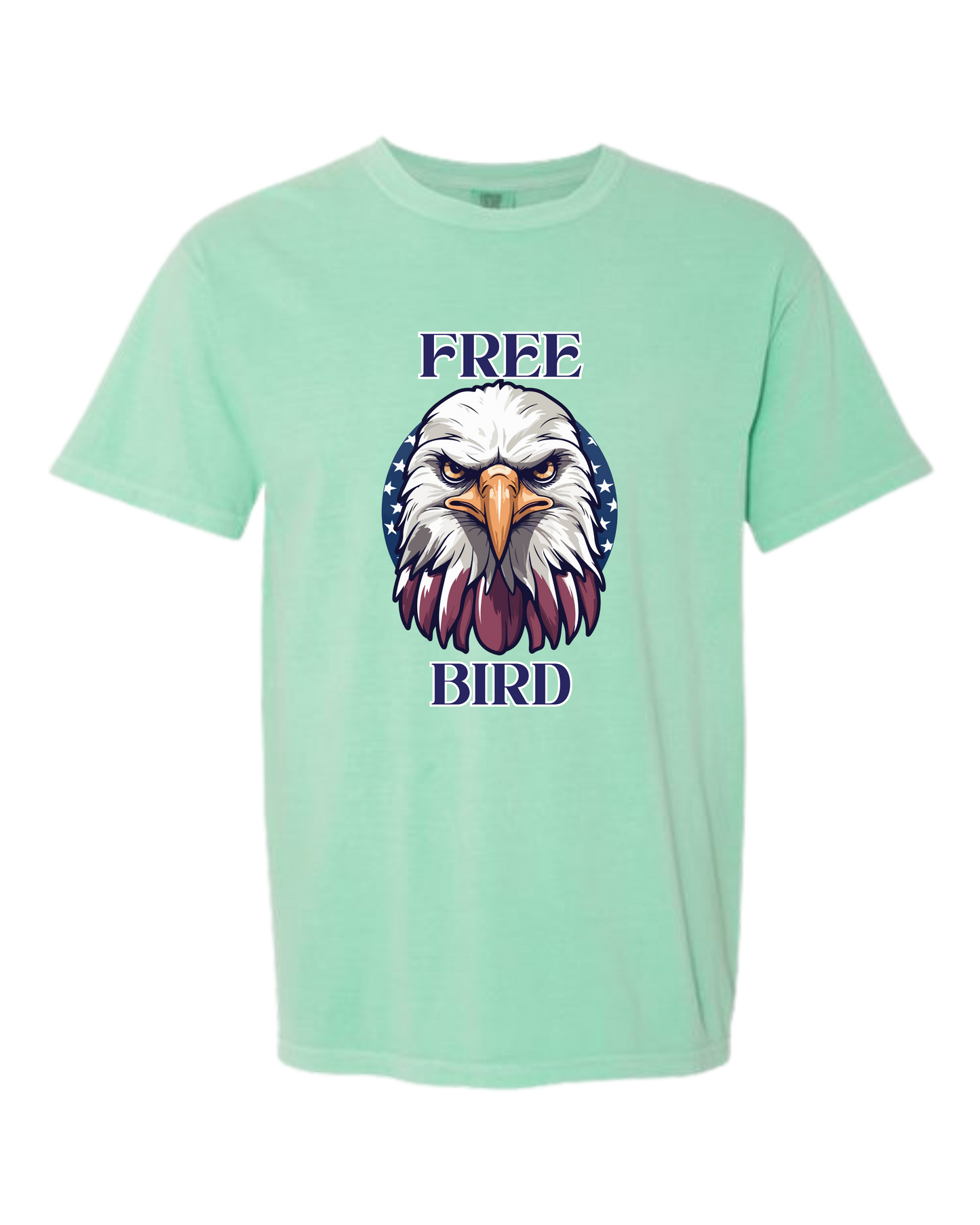 Free Bird - Comfort Colors - Heavyweight Unisex Tee - Greens