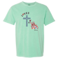 Loves Jesus & America too - Comfort Colors - Heavyweight Unisex Tee - Greens