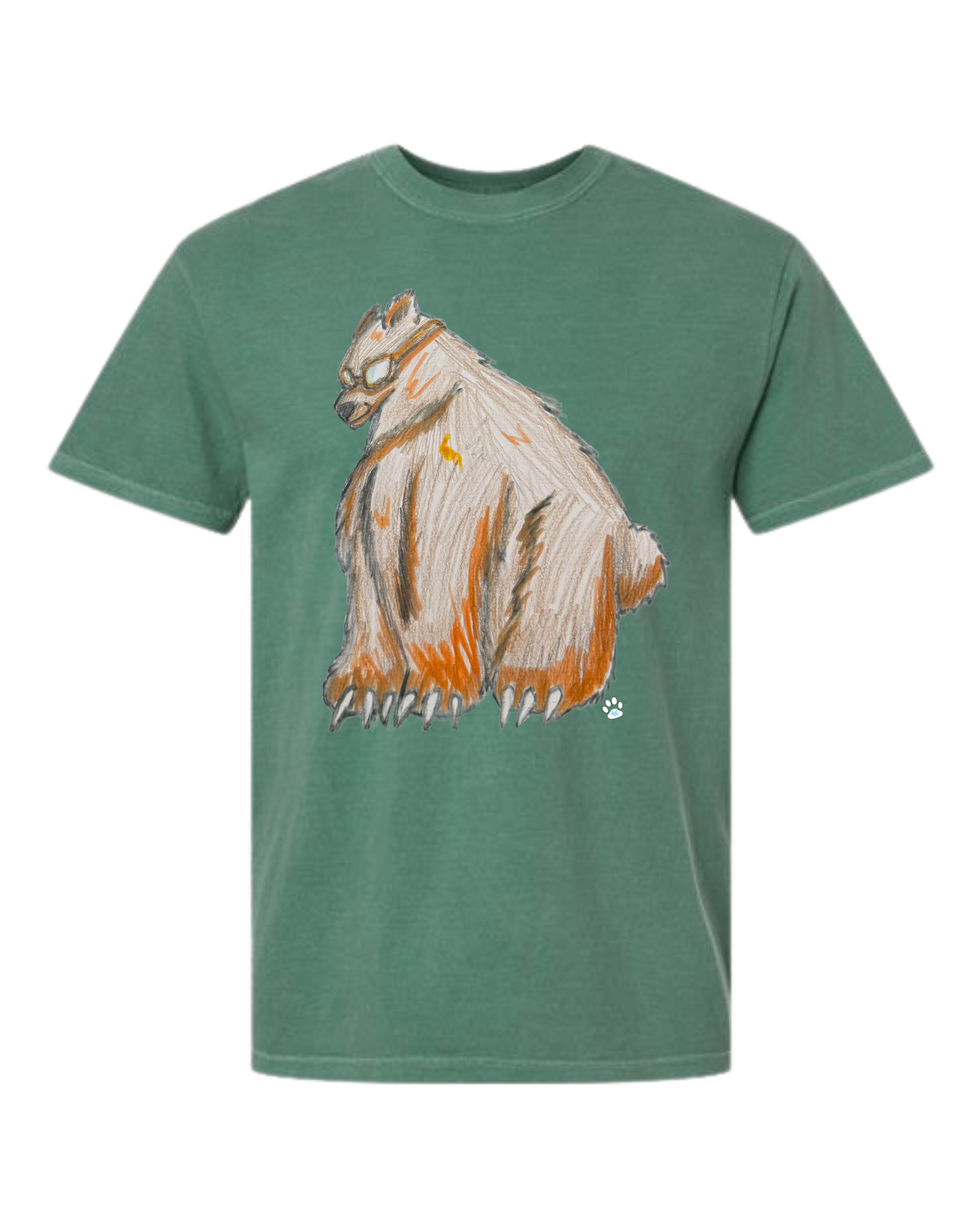 Muscle Bear - Comfort Colors - Heavyweight Unisex Tee - Greens