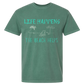 Life Happens The Beach Helps - Comfort Colors - Heavyweight Unisex Tee - Greens