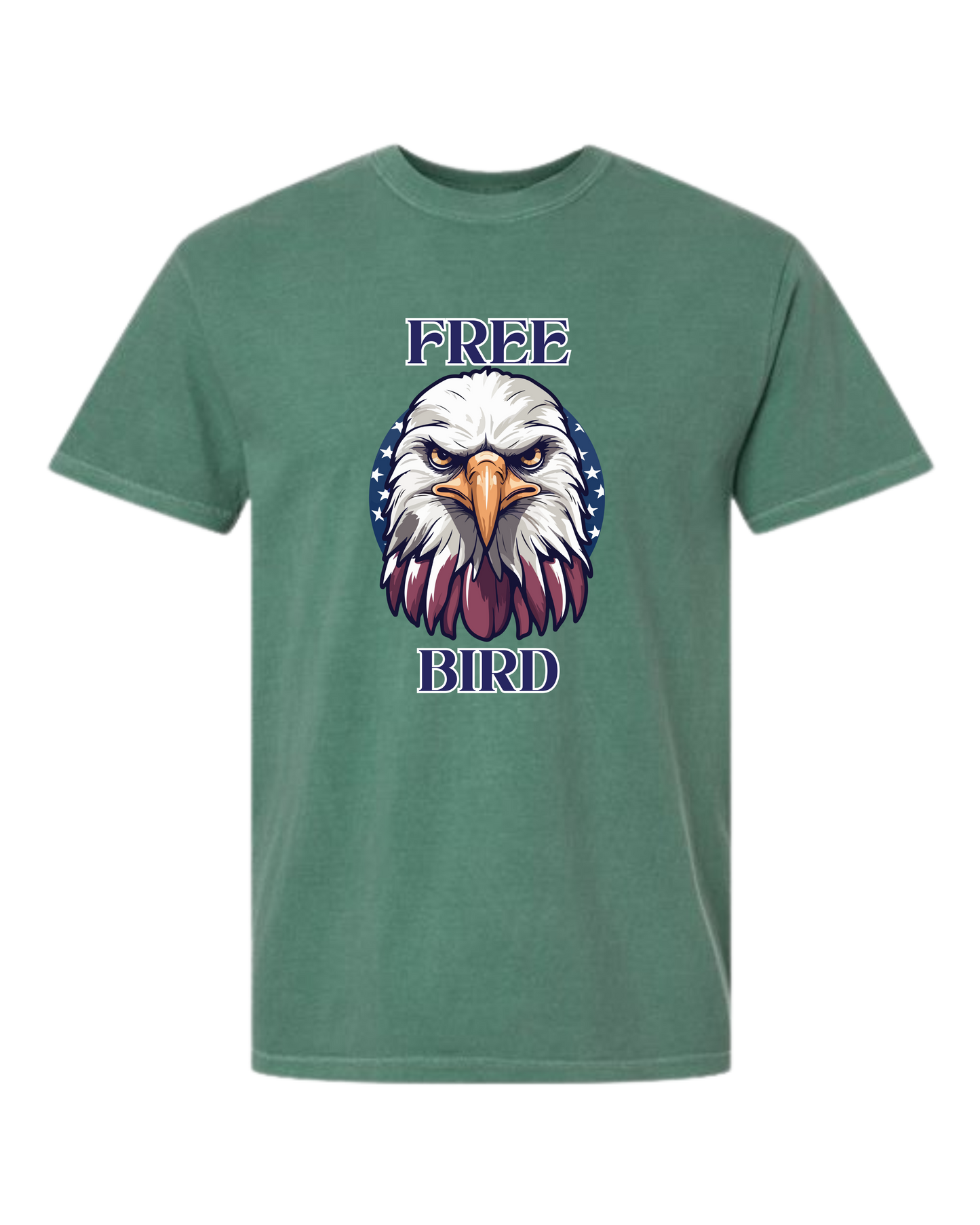 Free Bird - Comfort Colors - Heavyweight Unisex Tee - Greens