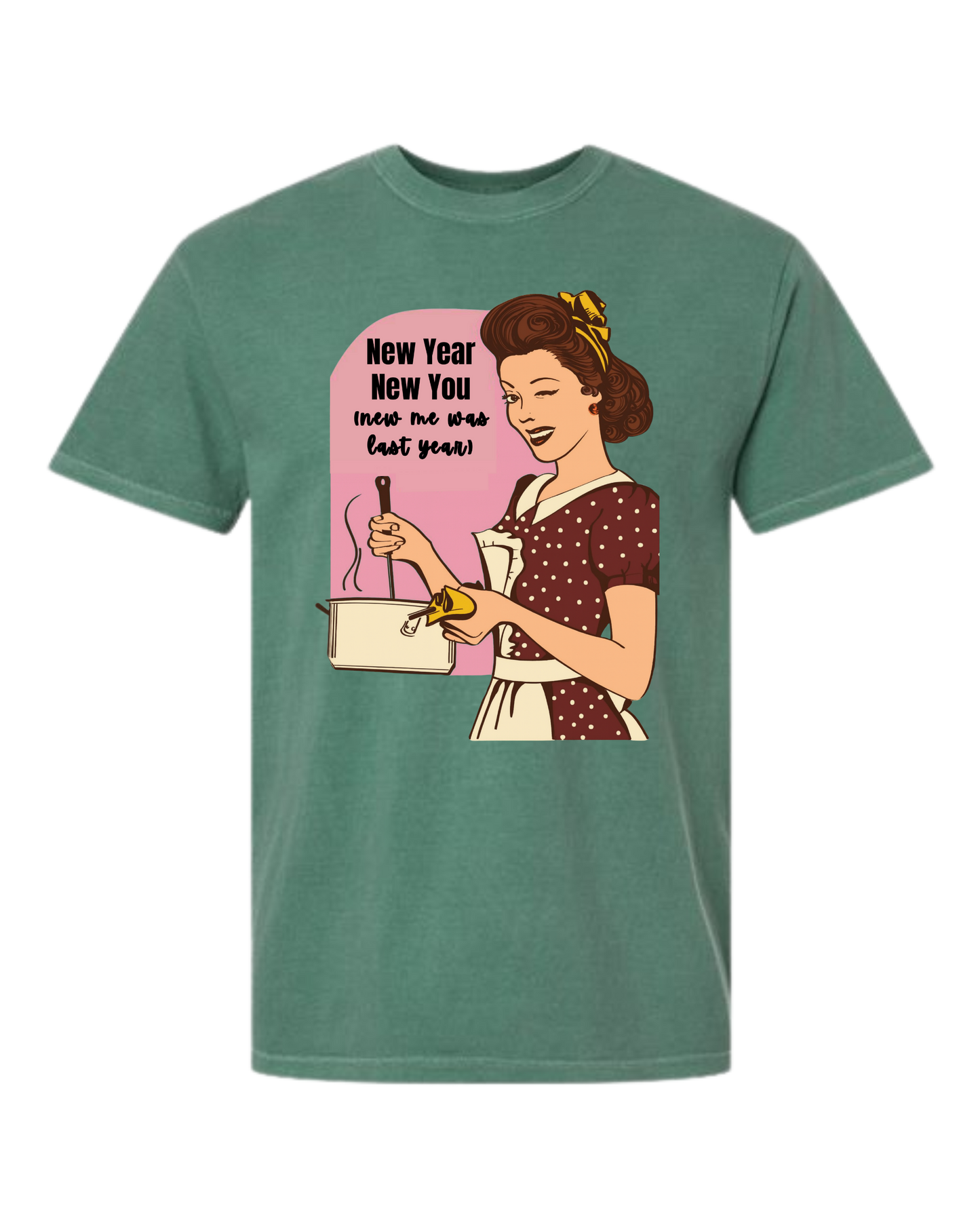 New Year New You - Comfort Colors - Heavyweight Unisex Tee - Greens