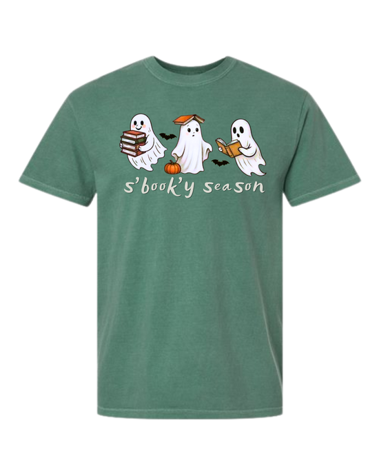 S'book'y season - Comfort Colors - Heavyweight Unisex Tee - Greens