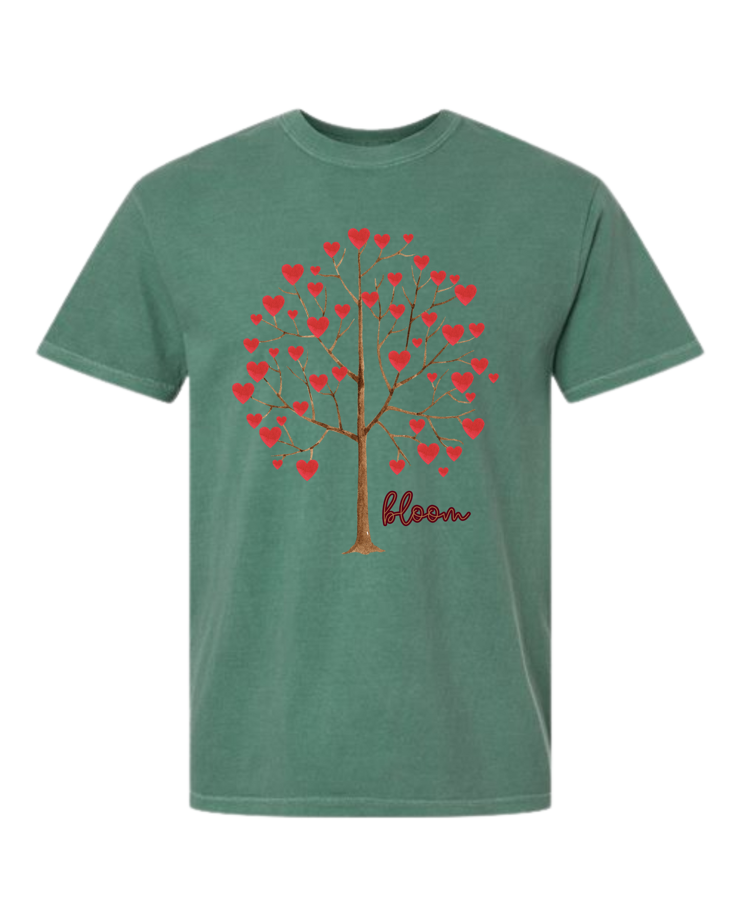 Bloom - Comfort Colors - Heavyweight Unisex Tee - Greens