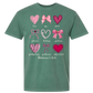 Galatians 5 - Valentines - Comfort Colors - Heavyweight Unisex Tee - Greens