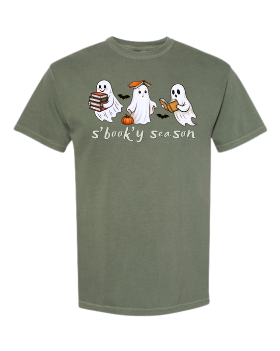 S'book'y season - Comfort Colors - Heavyweight Unisex Tee - Greens