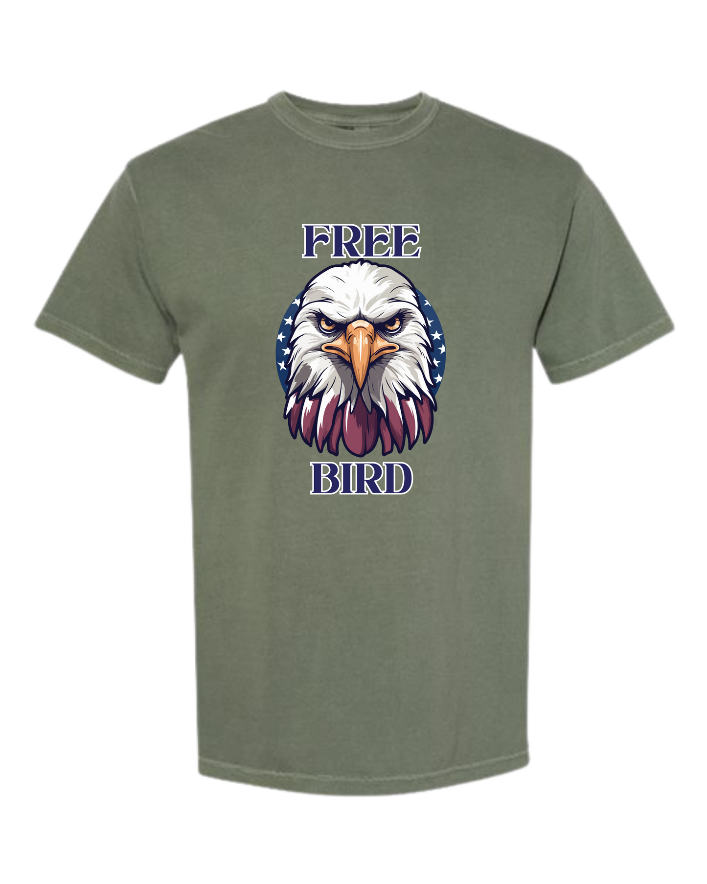 Free Bird - Comfort Colors - Heavyweight Unisex Tee - Greens