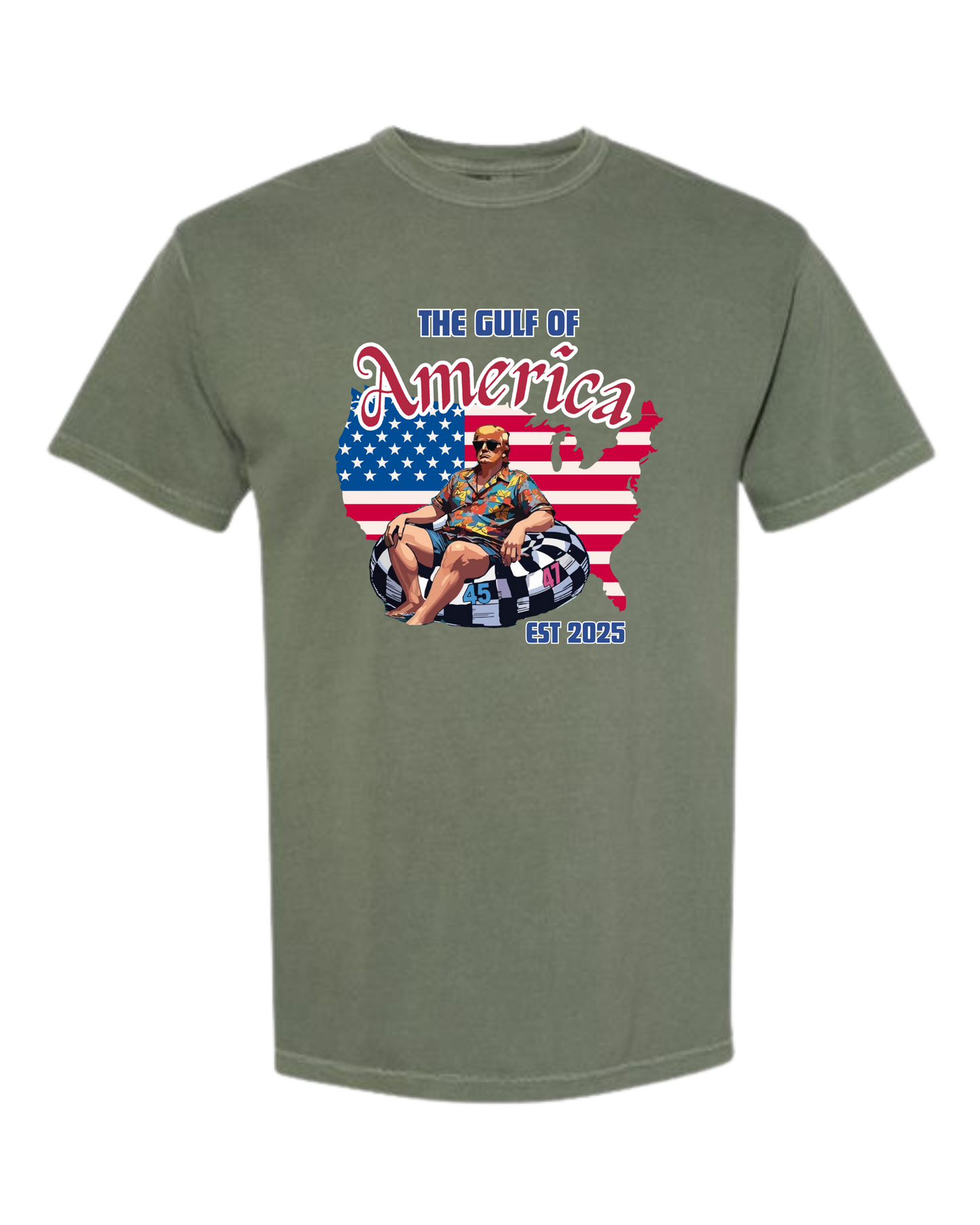 The Gulf of America - Comfort Colors - Heavyweight Unisex Tee - Greens