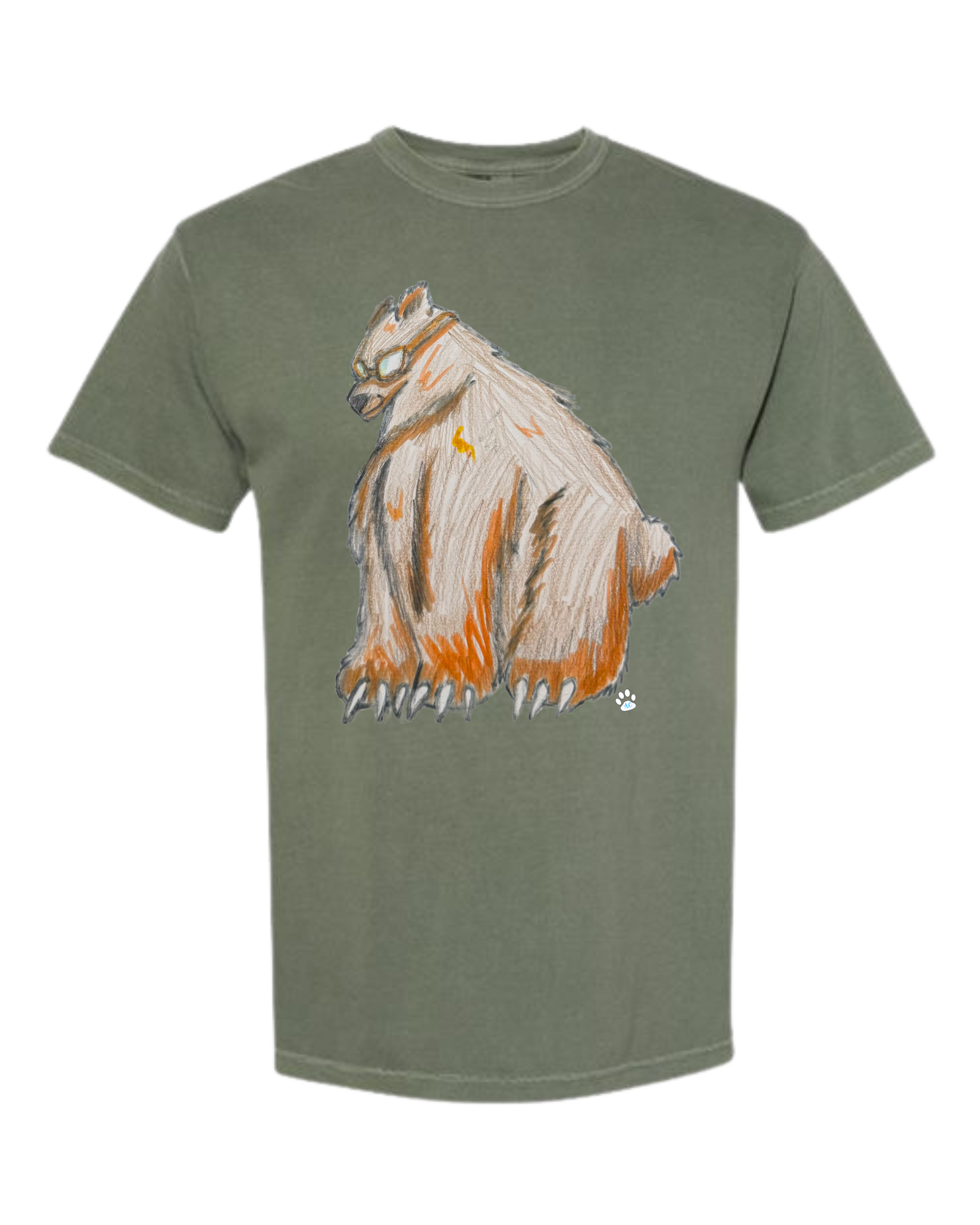 Muscle Bear - Comfort Colors - Heavyweight Unisex Tee - Greens