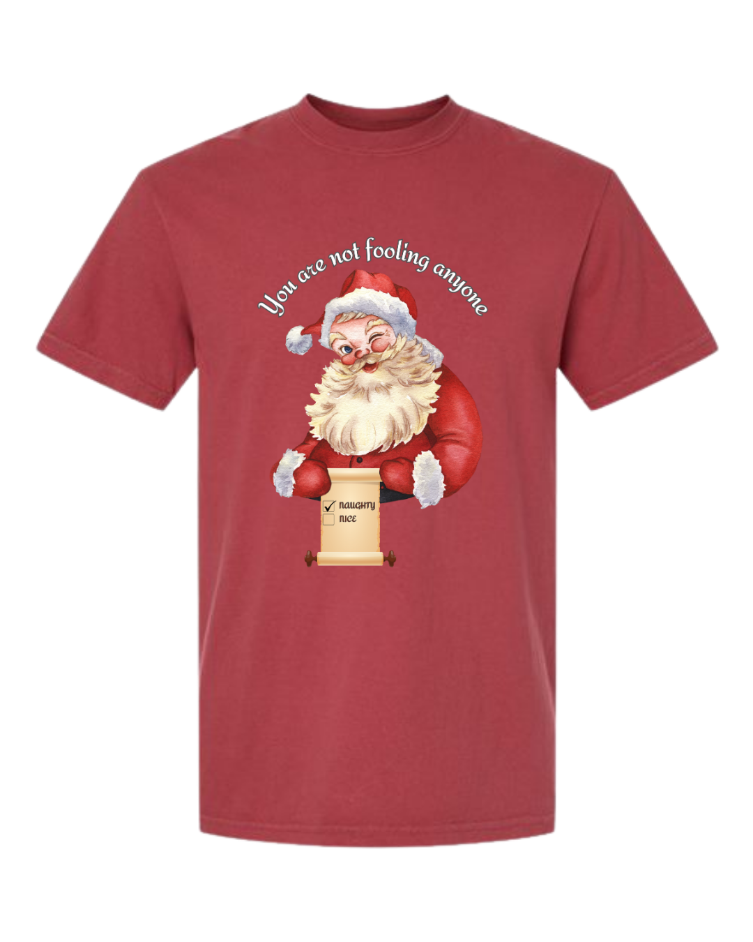 You Are Not Fooling Anyone - Comfort Colors - Heavyweight Unisex Tee - Reds