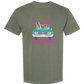 Get in Loser We're Playing Mahjong - Comfort Colors - Heavyweight Unisex Tee - Greens