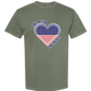 One Nation One Heart - Comfort Colors - Heavyweight Unisex Tee - Greens