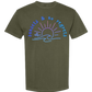 Sunsets & No Regrets - Comfort Colors - Heavyweight Unisex Tee - Greens