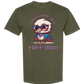 Lovin' Life as a Free Bird - Comfort Colors - Heavyweight Unisex Tee - Greens